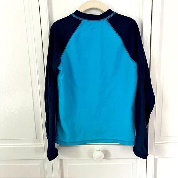 Hunter x Target Long Sleeve Swim Rashguard with Hunter Logo Blue Size Small - Picture 3 of 12